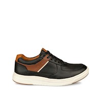 Zapatilla Casual RICARDO-2506 Negro Viale Homme Cuero