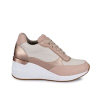 Zapatilla Casual MAVI-116 Beige/Rosa Piazza