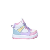 Zapatilla Botin Casual CARITO-2515 Blanco/Rosa Piazza Kids