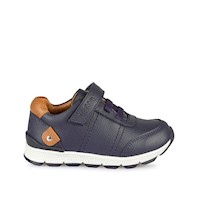 Zapatilla Casual ANDY-028 Azul Rabbit Cuero