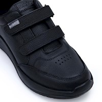 Zapatilla Escolar Casual ALEX-056 NEGRO Rabbit Cuero