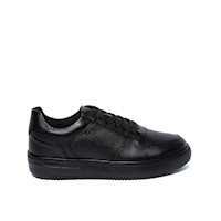 Zapatilla Escolar Casual JOSE-2516 Negro Viale Homme Cuero