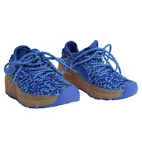 Zapatillas Skater Patines Ruedas Azul Mujer Talla 31