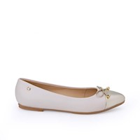Zapato Ballerina Casual ALAY-2512 Hueso/Dorado Piazza