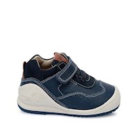 Zapato Derby Casual ALEX-2513 Azul Rabbit Cuero
