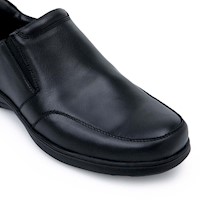 Zapato Escolar Mocasín Casual PEPE-2507 NEGRO Rabbit Cuero