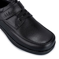 Zapato Escolar Monk Strap Casual PEPE-010 T Negro Rabbit Cuero