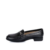 Zapato Mocasín Casual LE-2415 Negro Viale Cuero