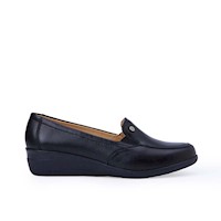 Zapato Mocasín Casual LE-2512 Negro Viale Cuero