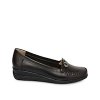 Zapato Mocasín Casual DK-2512 Negro Viale Cuero