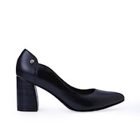 Zapato Reina Vestir TATI-2520 Negro Viale Cuero