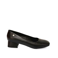 Zapato Reina Vestir ROSY-2502 Negro Viale Cuero