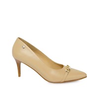 Zapato Reina Vestir TERI-2540 Sand Viale Cuero