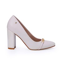 Zapato Stiletto Casual DON-2529 Hueso Piazza