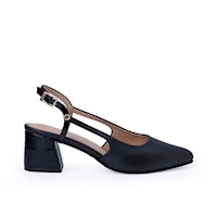 Zapato Stiletto Vestir DON-2503 Negro Piazza