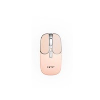 KIT TECLADO Y MOUSE INALAMBRICO HAVIT KB831WB ROSA