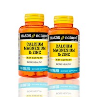 Vitamina Calcium Magnesium & Zinc (100 Tab) Pack X2