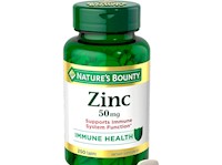 Zinc 50mg 250 Cápsulas Nature's Bounty Original