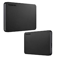 DISCO DURO EXTERNO TOSHIBA CANVIO BASICS, 1 TB, USB 3.0, 2.5", NEGRO.