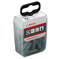 Bosch Punta Pozidriv 2X25mm 25 Unidades Caja Plastica