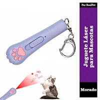 Láser Juguete Interactivo para Gato y Perro Morado