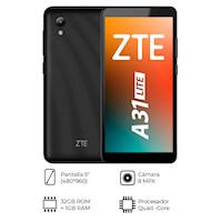 Smartphone ZTE BLADE A31 LITE 5" 1GB 32GB 8MP Dual Sim Negro