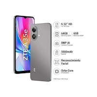 Celular ZTE Blade A35E 64GB 2GB + 4GB (Virtual) 6.52" Gris