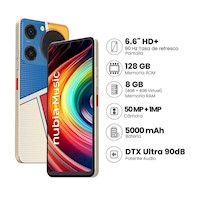 Celular ZTE Nubia Music 128GB 4GB Pop Art