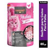 Sachet para Gato Leonardo sabor Puro Pollo 85 gr