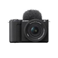 Sony Cámara Alpha ZV-E10M2 para Vlogs con Lente SELP16502 Negro