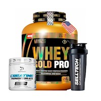 Whey Gold Pro 6.6lbs Chocolate+Creatina Dragon Pharma 300gr