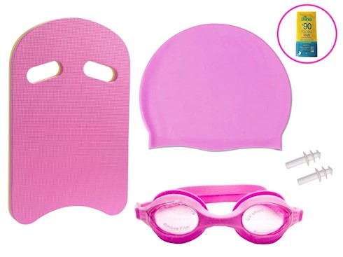 kit natacion snorkel y gafas de buceo para niños mascara GENERICO