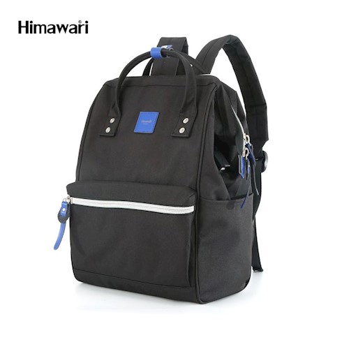Himawari - Mochila multibolsillos porta laptop con USB - Caqui y Gris  HIMAWARI