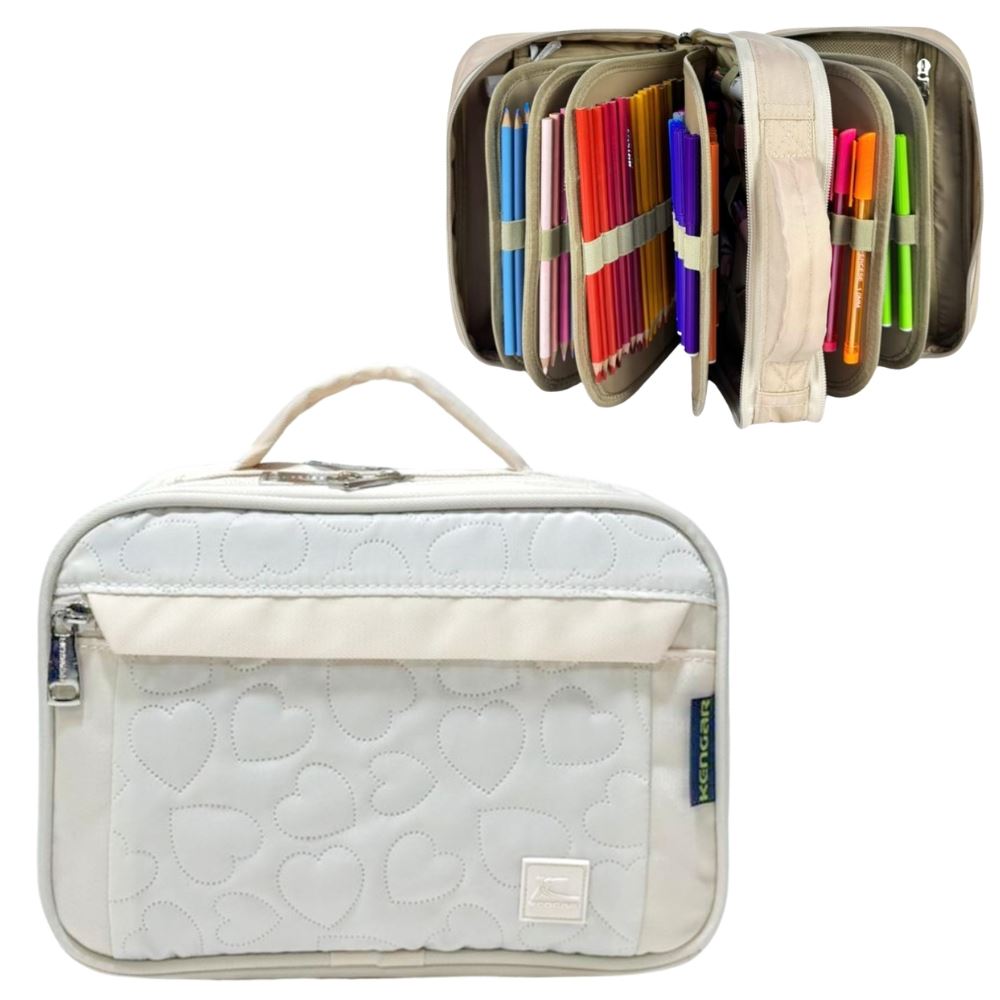 Cartuchera Organizadora Pencil Kengar - Hueso