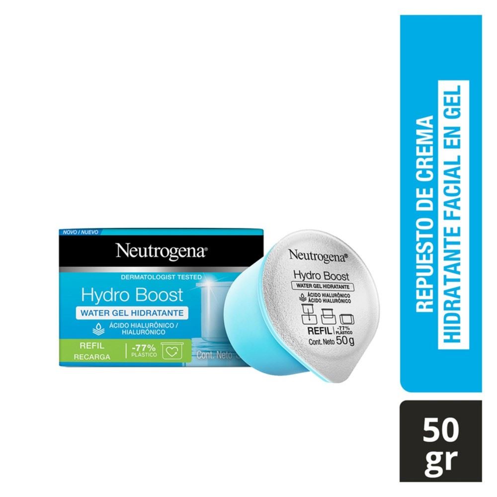 Crema Facial Refill Hidratante Neutrogena 50gr con Ácido Hialurónico