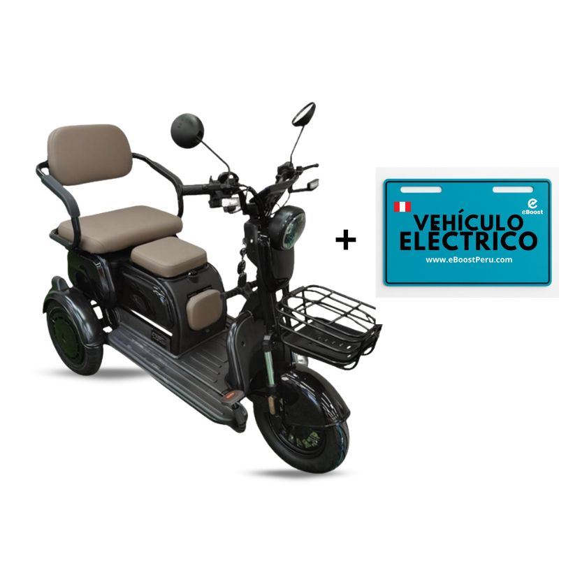 TRIMOTO ELECTRICA AESTHETIC COLOR NEGRO (ENTREGA INMEDIATA)