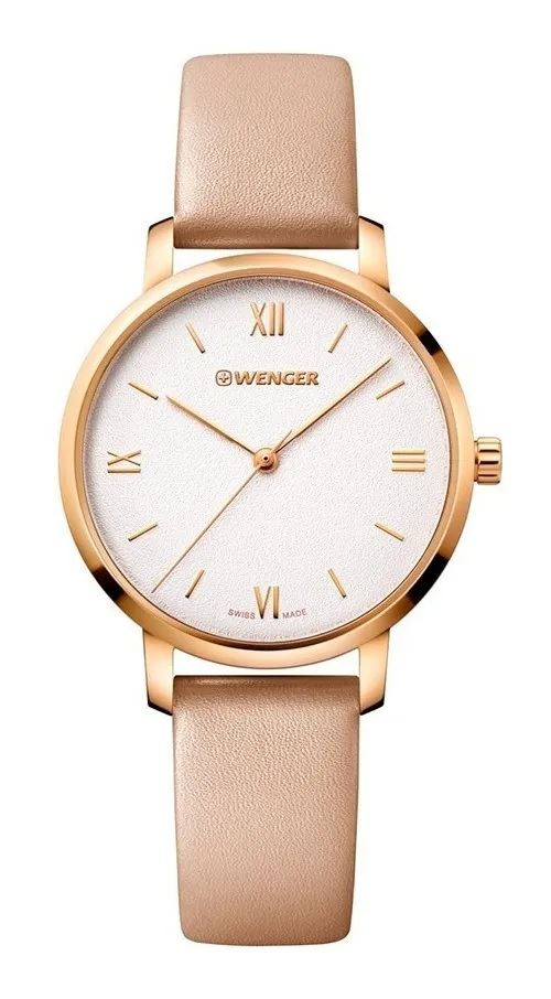 Reloj Suizo Mujer Wenger Metropolitan Donnissima Rosa