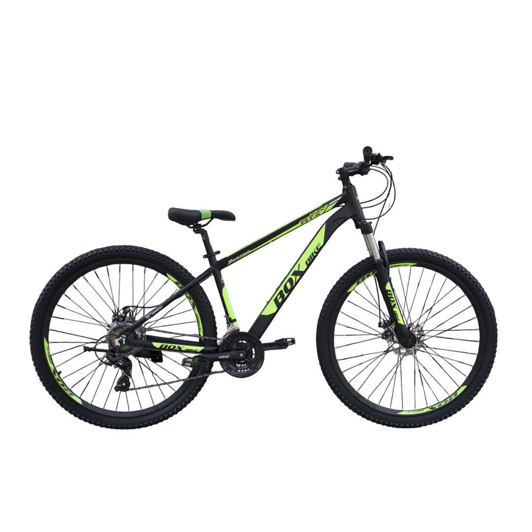 Bicicleta Box MTB ATX 3.0 de Aluminio Aro 29 - Negro con verde