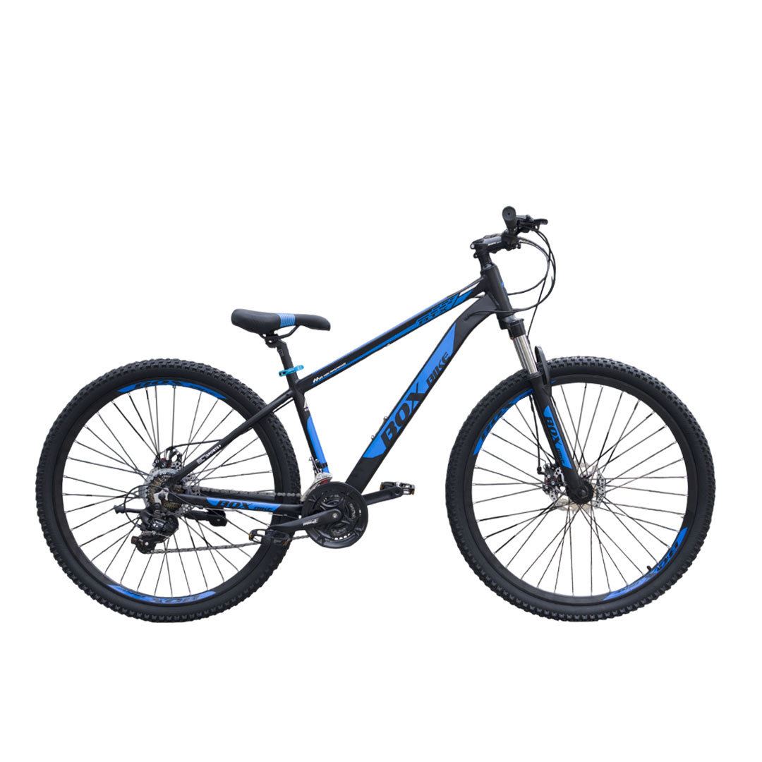Bicicleta Box MTB ATX 3.0 de Aluminio Aro 29 - Negro con azul