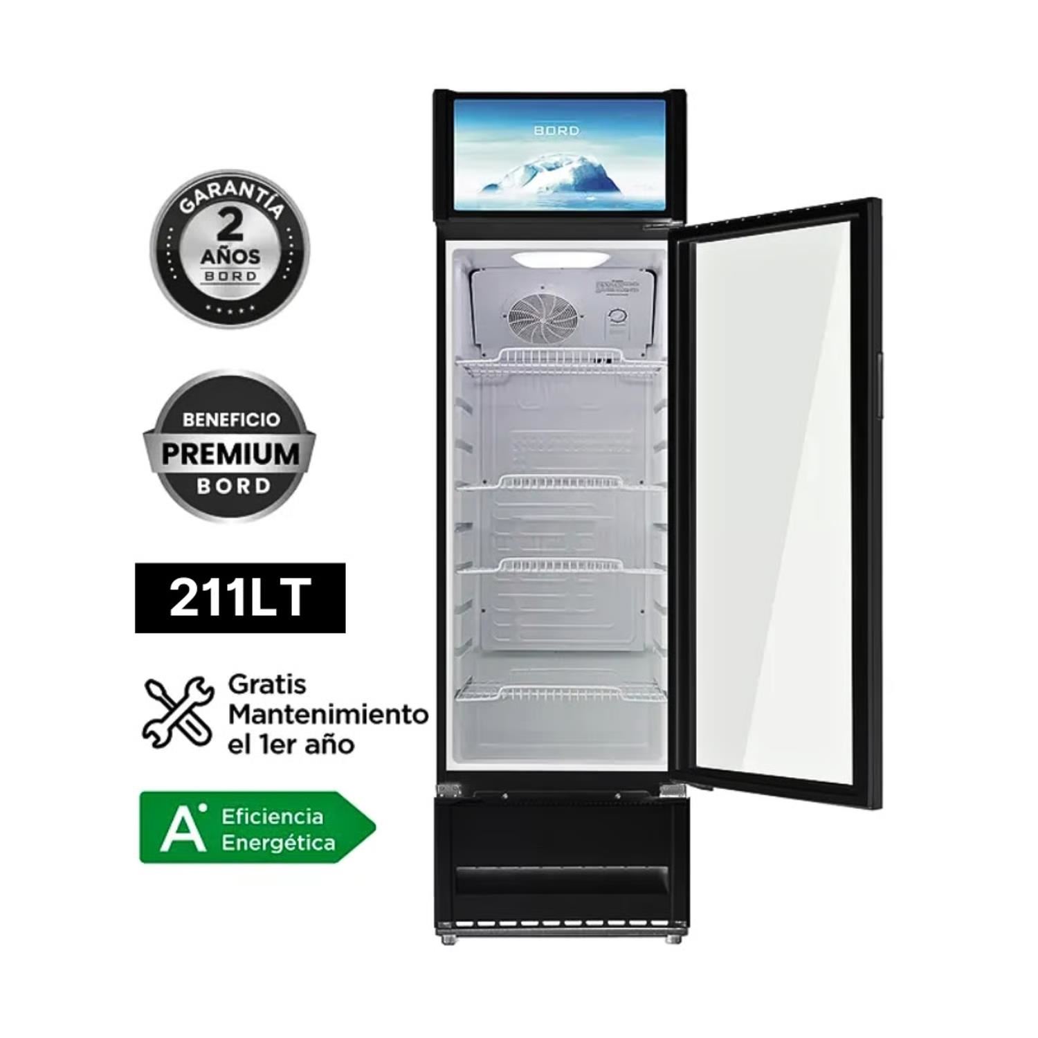 VITRINA EXHIBIDORA VERTICAL BORD 211 L EX211-M