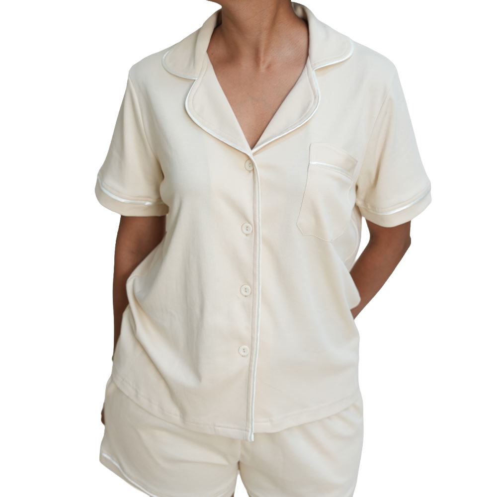 Pijama de mujer MorfeoHome - Champagne (verano) arena claro