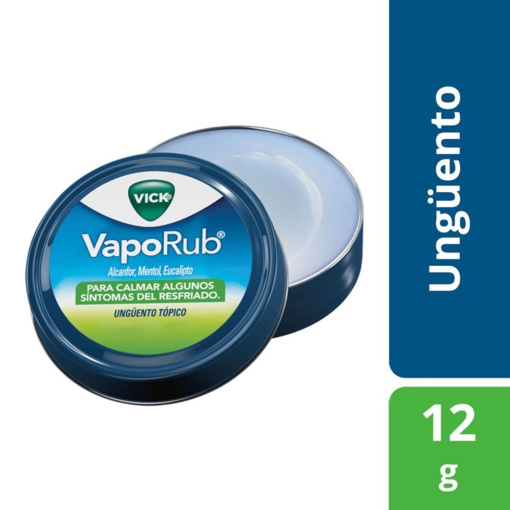 Boticas Perú - Vick Vaporub Ungüento Tópico 12G - Lata 1 UN | Juntoz