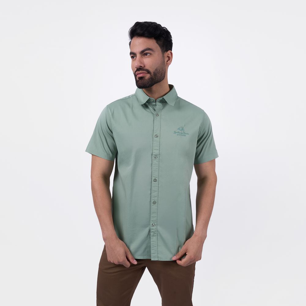 CAMISA ROYAL POLO HOMBRE - BRAIS-PA POPELINA