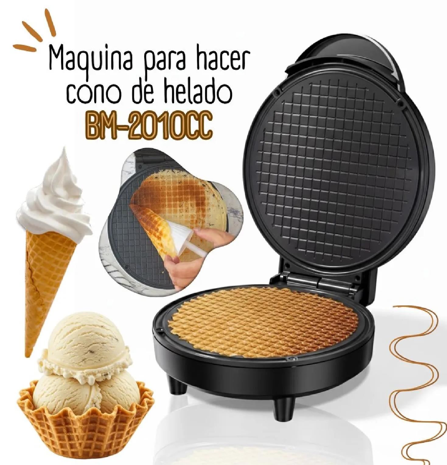 Máquina para Hacer Conos de Helado BM-2010CC - Negro