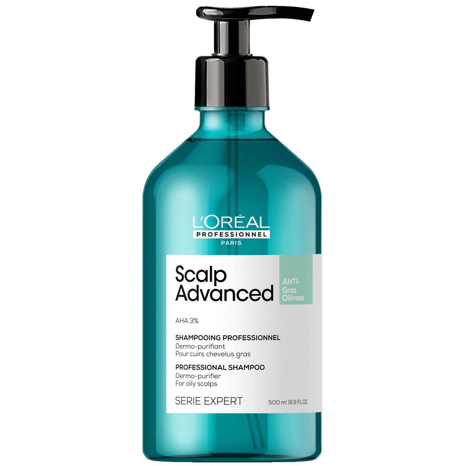 Shampoo antigrasa para Cabello Graso Loreal Scalp Advanced 500ml