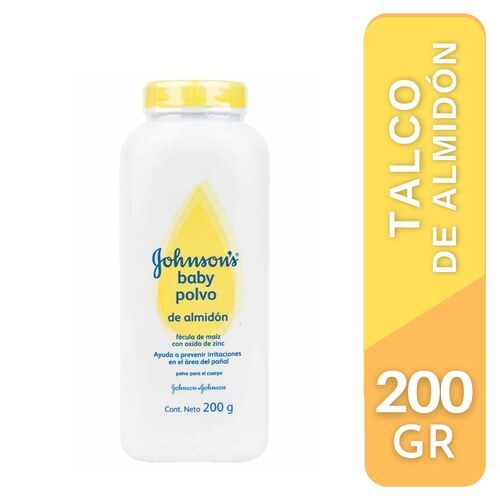 Talco de Almidón Johnson - Frasco 200 ML