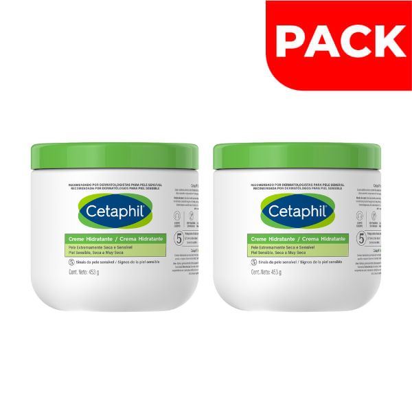 Dúo Pack Cetaphil Crema Hidratante - Tubo 453 G