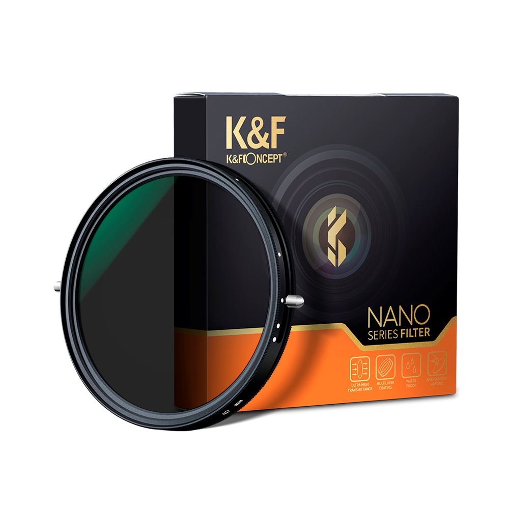 Filtro K&F Concept Variable ND2-32 y CPL Polarizador 52mm  KF01.1377