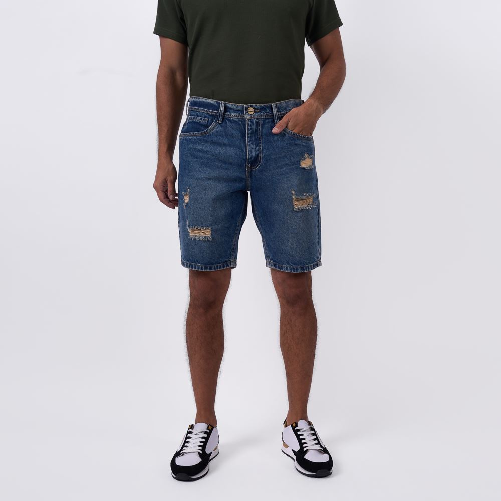 BERMUDA BRONCO HOMBRE LP26NEW SAVAGE DENIM RIGIDO