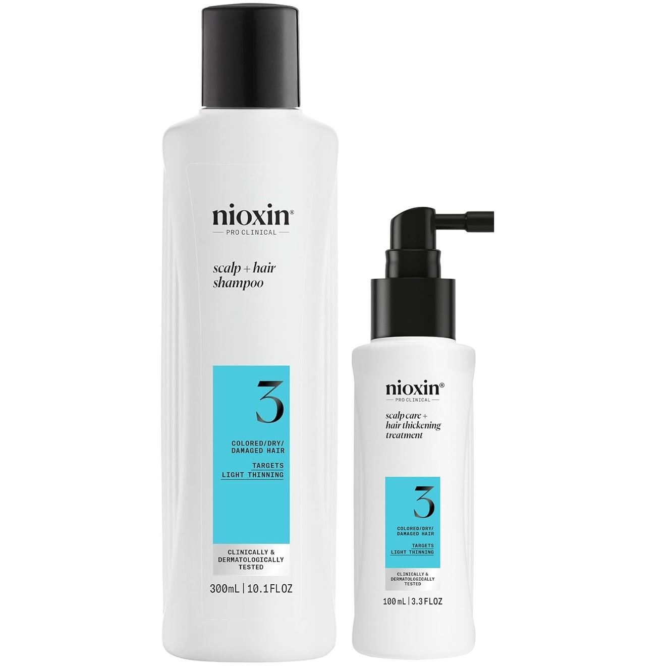 Nioxin-3 Shampoo Densificador + Loción Capilar para Cabello Teñido